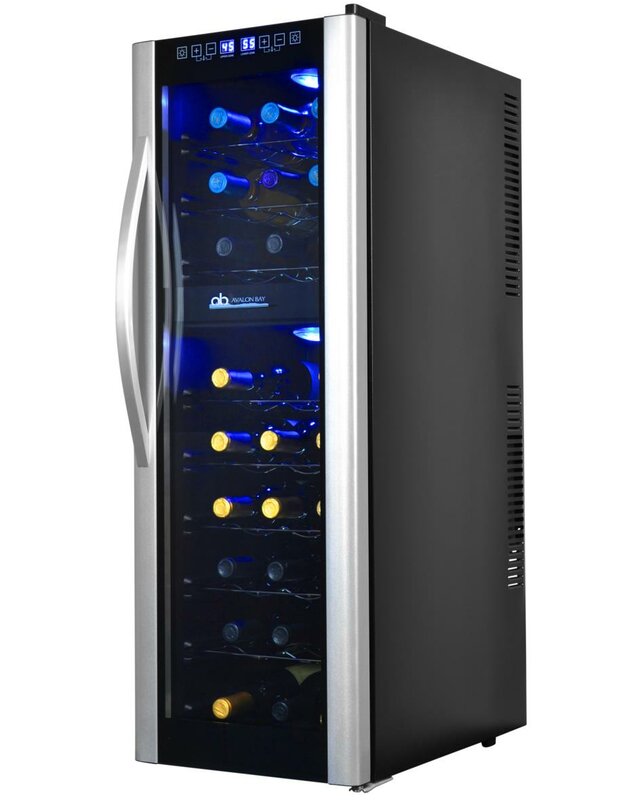 Avalon Bay 27 Bottle Dual Zone Freestanding Wine Cooler & Reviews Wayfair